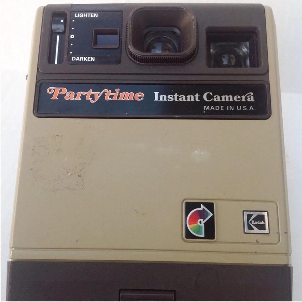 Kodak Eastman Partytime Instant Camera Photography Photo Vintage 80s WORKS